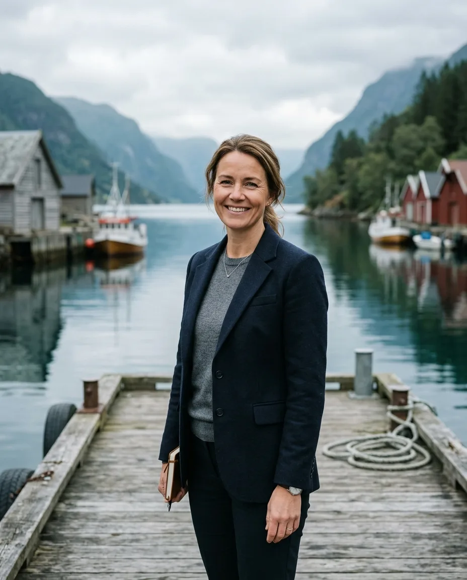 Ingrid Sæle på kaien i Bergen